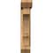 Ekena Millwork Balboa Slat Smooth Bracket w/ Offset Brace, Western Red Cedar, 5 1/2"W x 20"D x 28"H BKT0604X20X28BOA06SWR - alternate 3